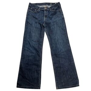 Vintage Y2K Gap Essential Straight Leg Mid Rise Medium Wash Denim Jeans Size 8L